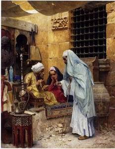 unknow artist Arab or Arabic people and life. Orientalism oil paintings 167 oil painting image